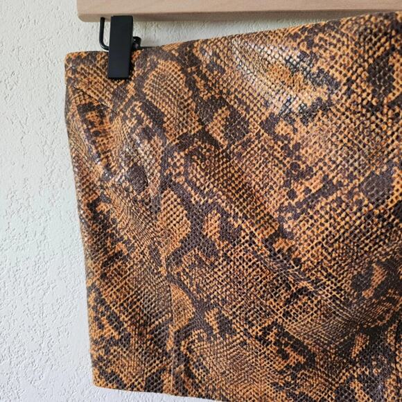 h:ours brown python tube top - Picture 5 of 8